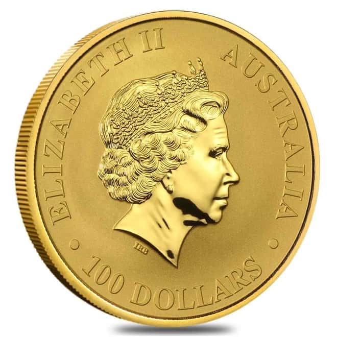 2011 1 oz Australian Gold Kangaroo Perth Mint Coin .9999 Fine BU In Cap