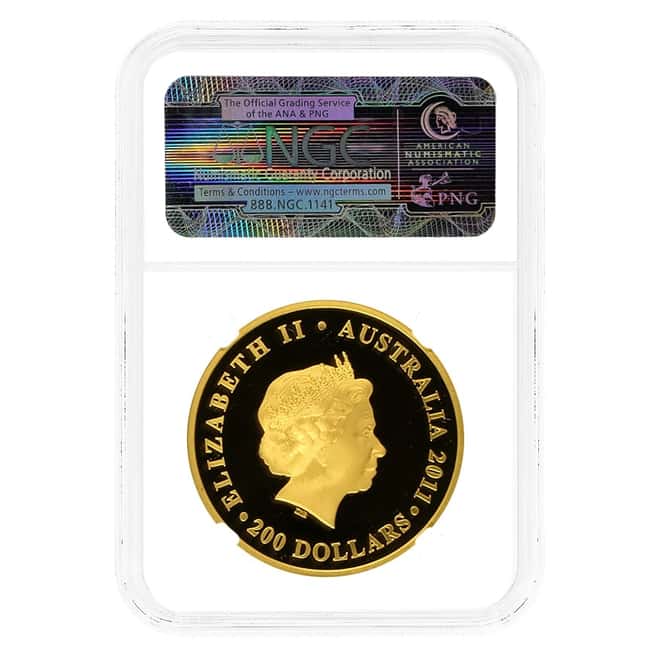 2011 2 oz Proof Gold Australian Koala Perth Mint NGC PF 69 UCAM