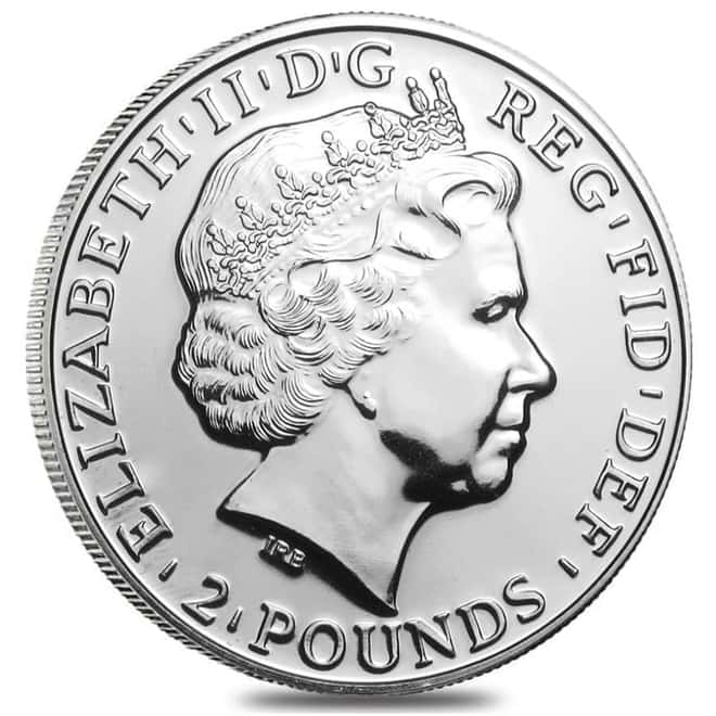 2011 Great Britain 1 oz Silver Britannia Coin .958 Fine BU