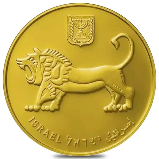 2011 Israel 1 oz The Western Wall Gold Coin BU .9999 Fine