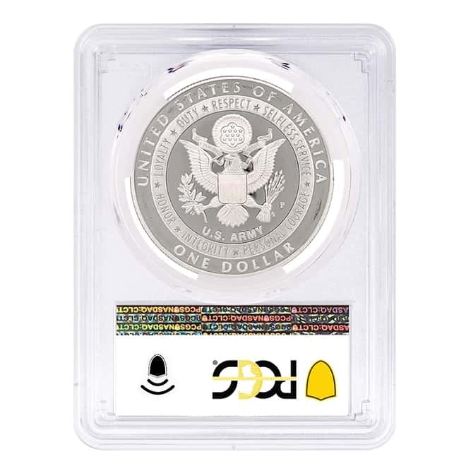 2011 P US Army $1 Proof Silver Dollar Commemorative PCGS PF 70 DCAM