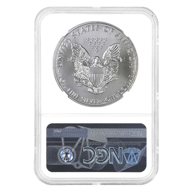 2011 (S) 1 oz Silver American Eagle NGC MS 70 (Uram Sign)