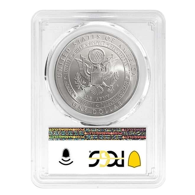 2011 S US Army $1 Silver Dollar Commemorative PCGS MS 70