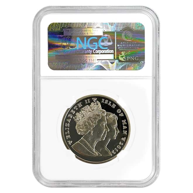 2012 Isle of Man 1 oz Palladium Noble Coin NGC PF 70 UCAM