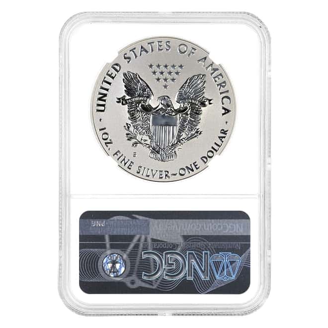 2012-S 1 oz Reverse Proof Silver American Eagle NGC PF 70