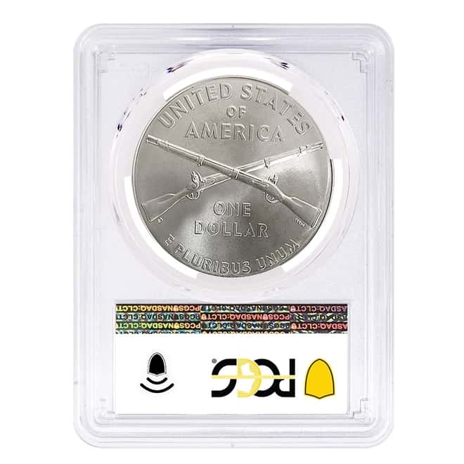 2012 W Infantry Soldier $1 Silver Dollar Commemorative PCGS MS 70