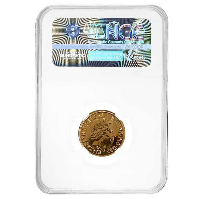 2013-I India Gold Sovereign NGC MS 69