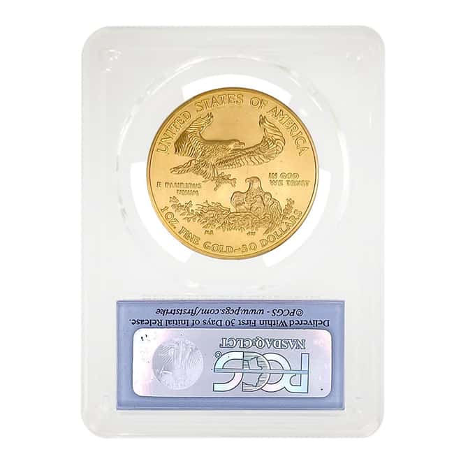 2013 1 oz Gold American Eagle $50 Coin PCGS MS 70 FS