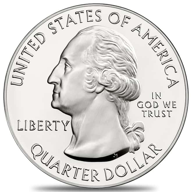 Tube of 10 - 2013 5 oz Silver America the Beautiful ATB South Dakota Mount Rushmore Coin