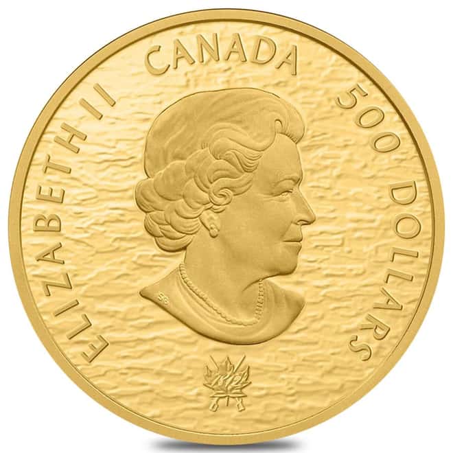 2013 Canada 5 oz Proof Gold HMS Shannon & USS Chesapeake Coin
