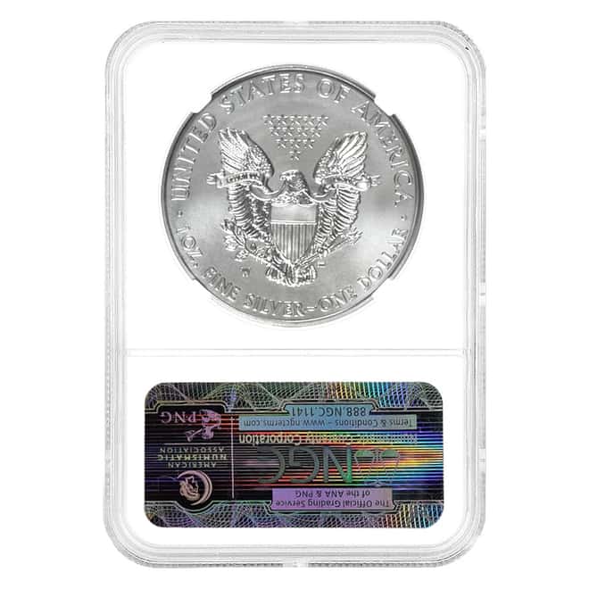 2013 W 1 oz Burnished Silver American Eagle NGC MS 70 ER