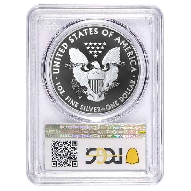2013 W 1 oz Enhanced Silver American Eagle PCGS SP 70