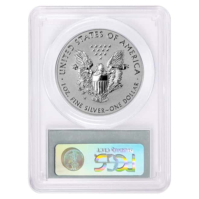 2013 W 1 oz Reverse Proof Silver American Eagle PCGS PF 70