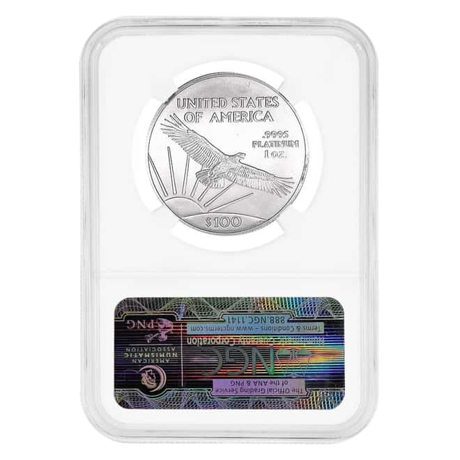 2014 1 oz Platinum American Eagle NGC MS 70