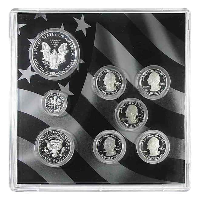 2014-S US Mint Limited Edition Silver Proof 8-Coin Set (w/Box and COA)