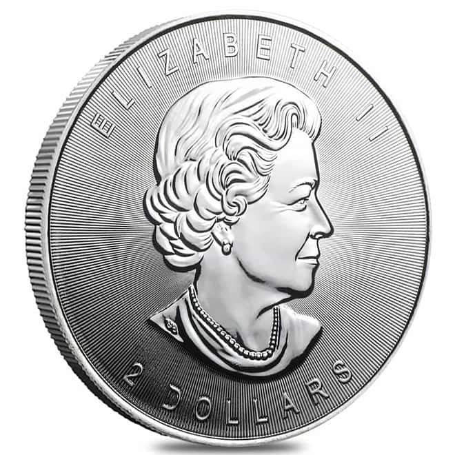 Tube of 30 - 2015 Canada 3/4 oz Grey Wolf Silver Coin .9999 Fine BU