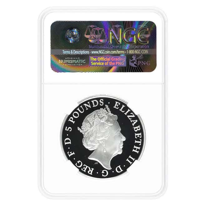 2015 Great Britain Royal Birth Duke and Duchess of Cambridge Silver Coin NGC Gem Proof