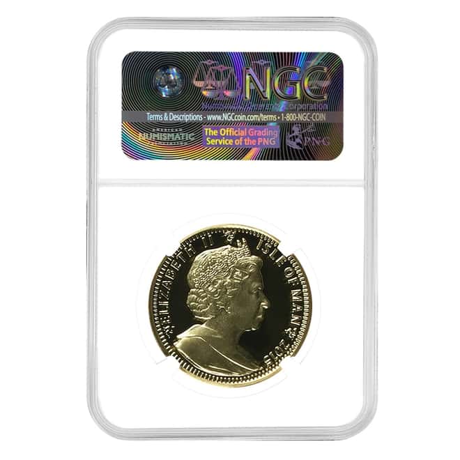 2015 Isle of Man 1 oz Longest Reigning Monarch Gold Coin NGC PF 69 UCAM