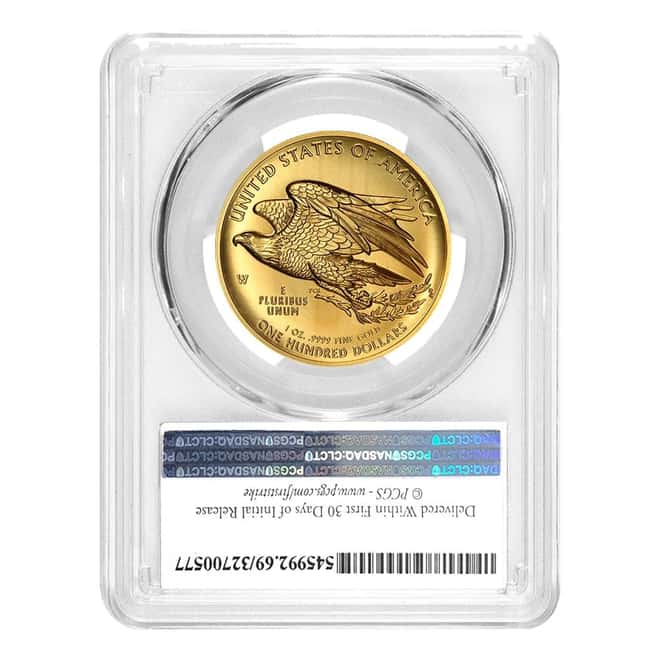 2015-W 1 oz $100 American Liberty High Relief Gold Coin PCGS MS 69 FS