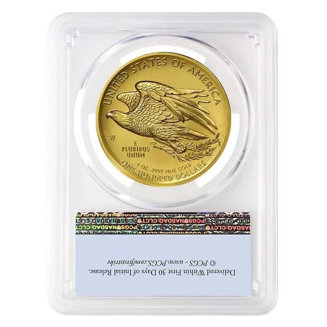 2015-W 1 oz $100 American Liberty High Relief Gold Coin PCGS MS 70 FS