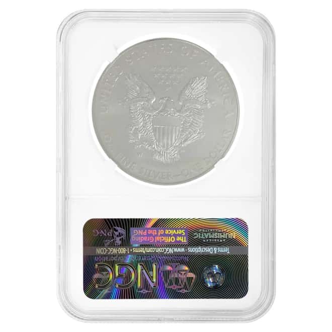 2015-W 1 oz Burnished Silver American Eagle NGC MS 69