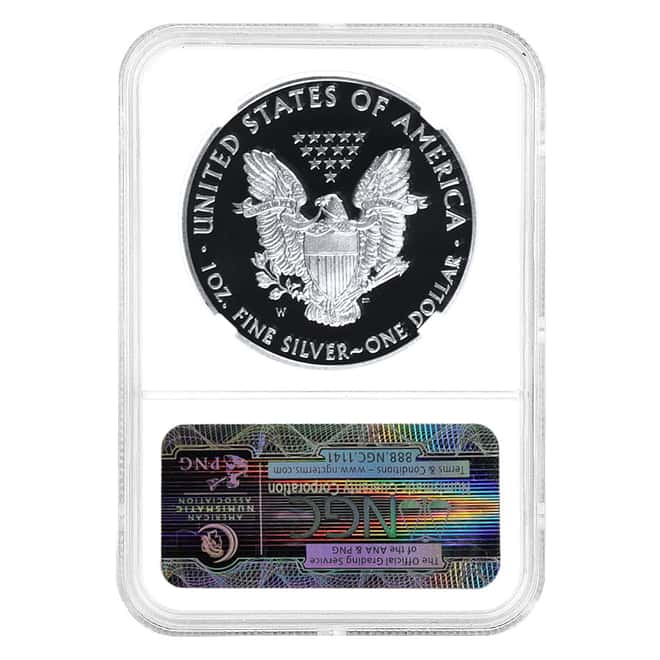 2015-W 1 oz Proof Silver American Eagle NGC PF 70 ER (Liberty)