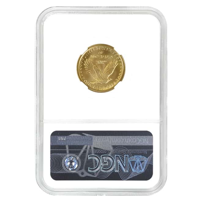 2016 1/4 oz Standing Liberty Quarter Centennial Gold Coin NGC SP 70
