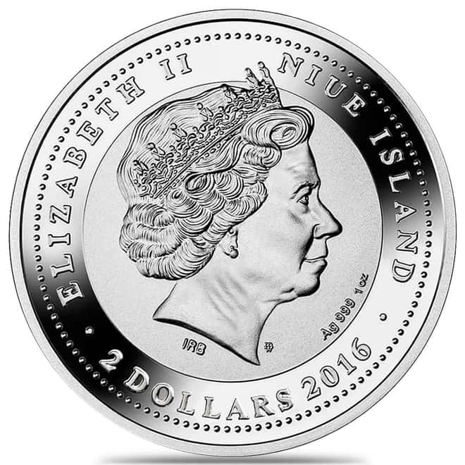 2016 Niue 1 oz Proof Silver St. Mark's Campanile Guardi Coin
