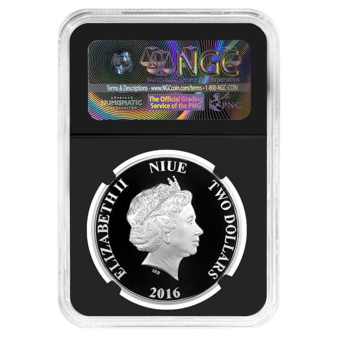 2016 Niue 1 oz Star Wars Yoda Silver Coin NGC PF 70 UCAM (Retro)