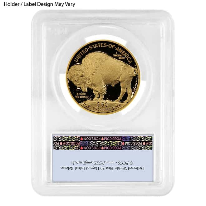 2016-W 1 oz $50 Proof Gold American Buffalo PCGS PF 70 DC FS