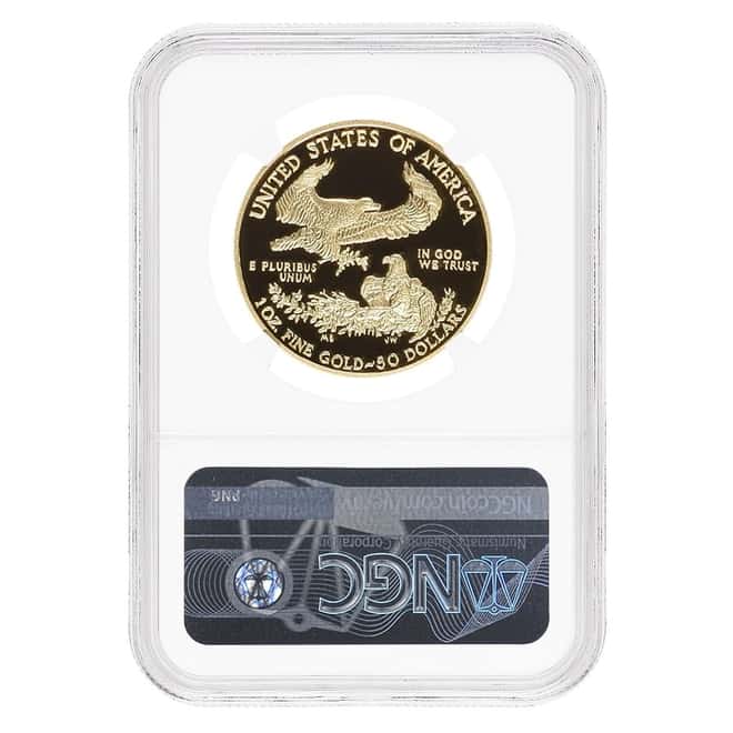 2016 W 1 oz $50 Proof Gold American Eagle NGC PF 70 UCAM