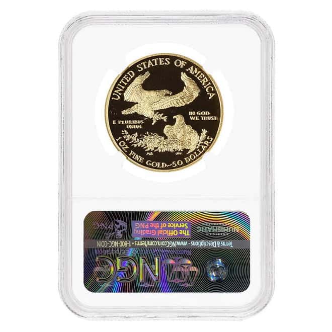 2016-W 1 oz $50 Proof Gold American Eagle NGC PF 70 UCAM (Moy)
