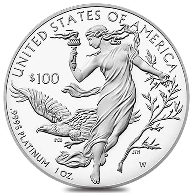 2016-W 1 oz Platinum American Eagle Proof Coin (w/Box & COA)