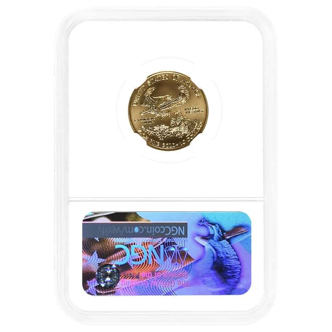 2017 1/4 oz Gold American Eagle NGC MS 70 ER (Gaudens Facsimile)