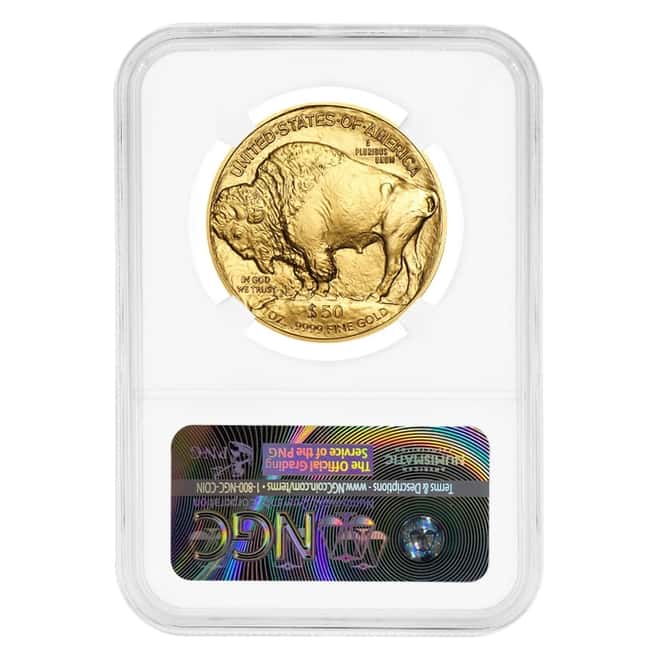 2017 1 oz $50 Gold American Buffalo NGC MS 70 FDOI