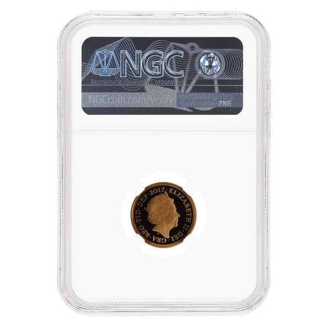 2017 Great Britain Proof Gold 1/2 Sovereign Pistrucci 200th Ann NGC PF 69 UCAM