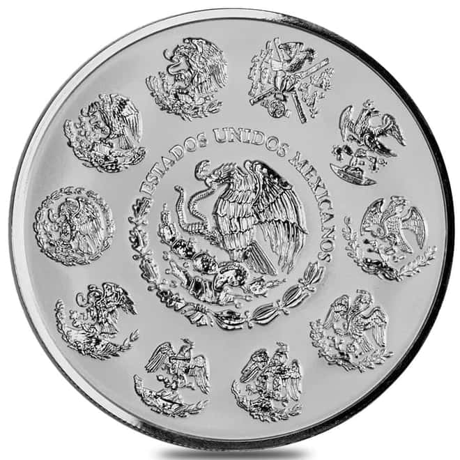 2017 Mexico 1 Kilo Silver Aztec Calendar Proof Like Coin .999 Fine (In Cap)