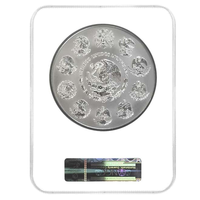 2017 Mexico 1 Kilo Silver Aztec Calendar Proof Like Coin NGC PL 69