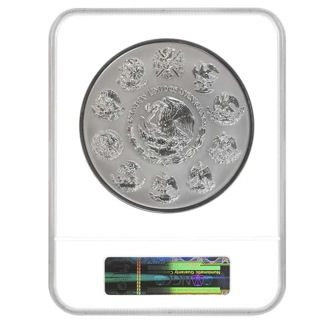 2017 Mexico 1 Kilo Silver Libertad Proof Like High Relief Coin NGC PF 69 UCAM