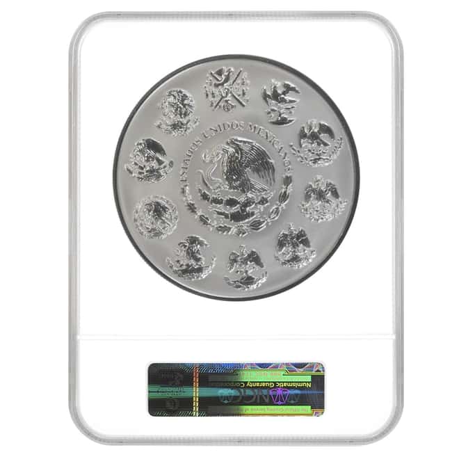 2017 Mexico 1 Kilo Silver Libertad Reverse Proof Coin NGC PL 69 UCAM