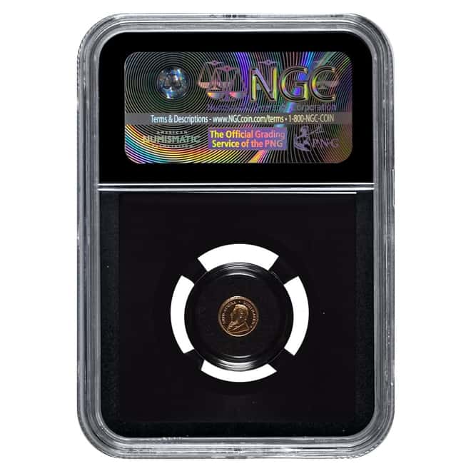 2017 South Africa 1/50 oz Gold Krugerrand 50th Ann. NGC PF 70