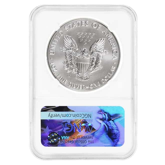 2017-W 1 oz Burnished Silver American Eagle NGC MS 69