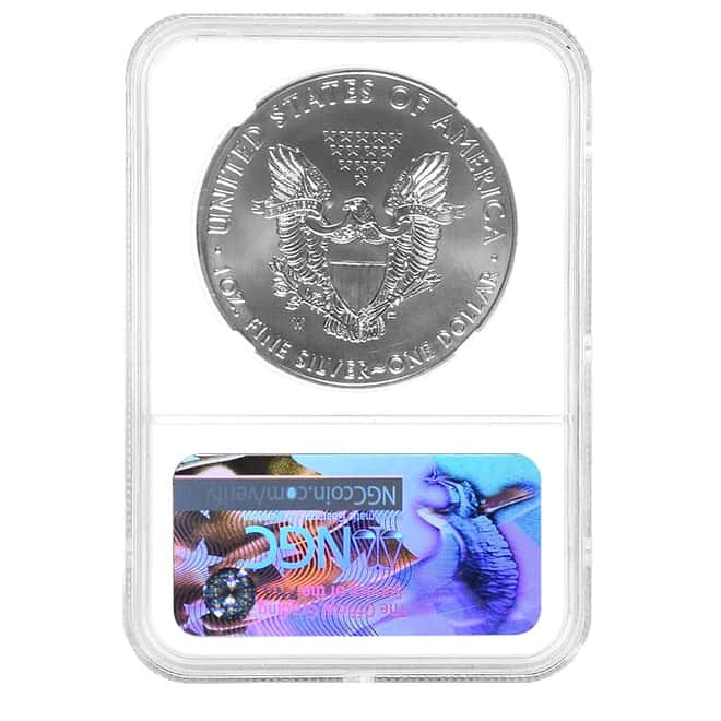 2017-W 1 oz Burnished Silver American Eagle NGC MS 70