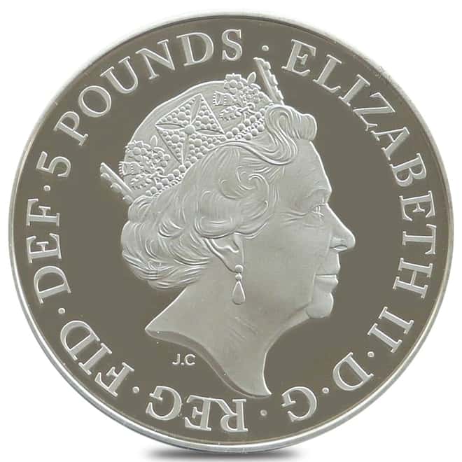 2018 GB Silver Royal Wedding Prince Harry & Meghan Markle Coin