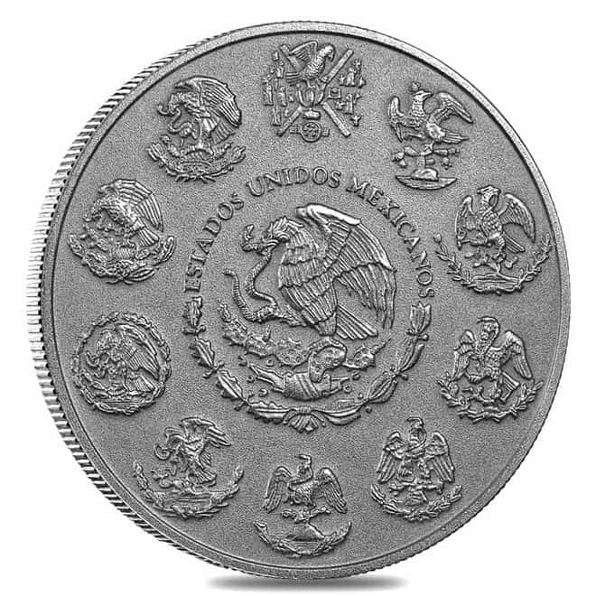 2018 Mexico 1 oz Antiqued Silver Libertad Coin PCGS MS 69 FS