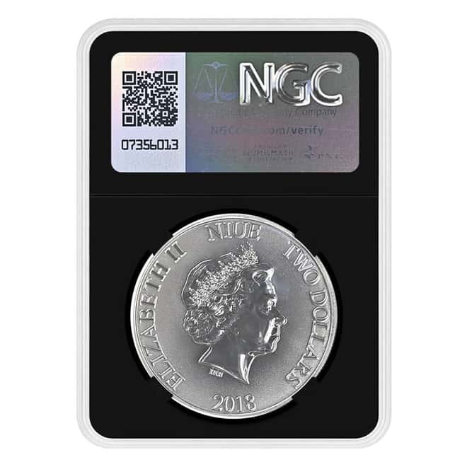 2018 Niue 1 oz Star Wars Stormtrooper Silver Coin NGCX MS 9.9
