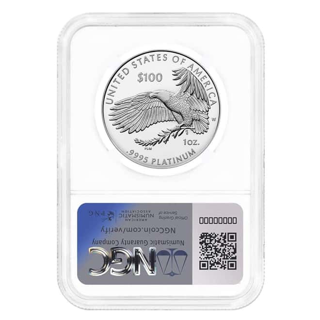 2018-W 1 oz Proof Platinum American Eagle Life NGC PF 69 UCAM