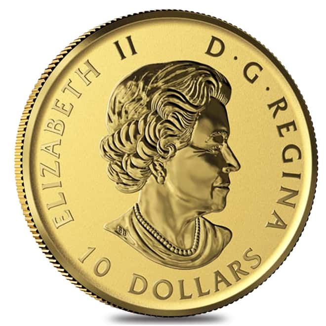 2019 1/4 oz Gold Canadian Wild Horse Reverse Proof Coin .9999 Fine (Sealed)