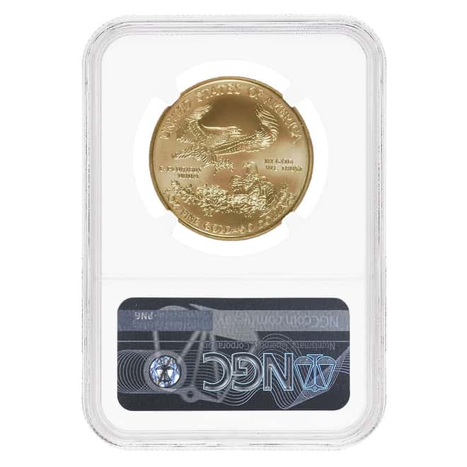 2019 1 oz Gold American Eagle NGC MS 70 Early Releases