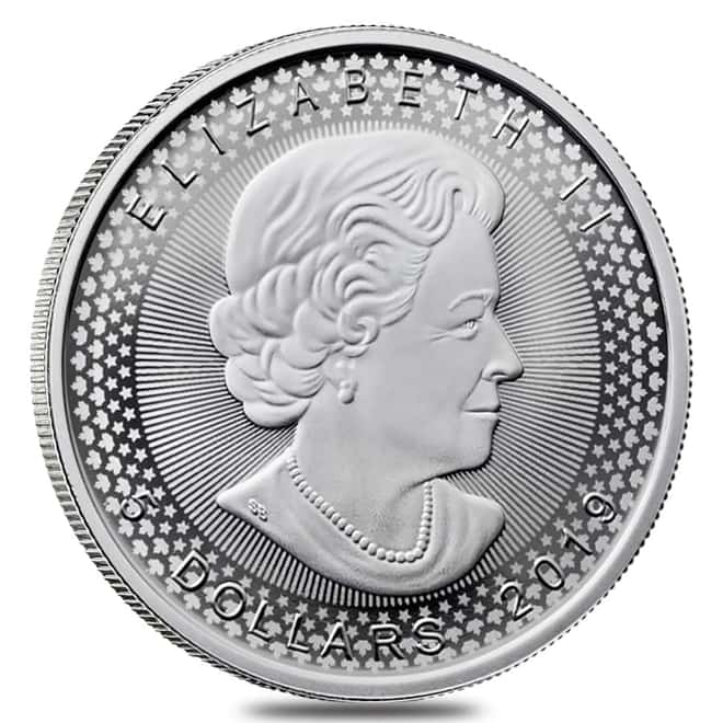 2019 1 oz Modified Proof Silver Canadian Maple .9999 Fine